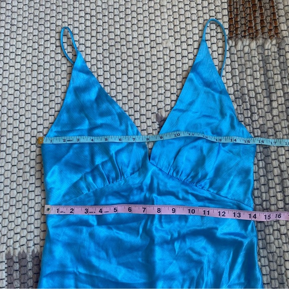 NWT Bec & Bridge Lorelai V Maxi Dress in Tropez Blue size US 4 - Picture 9 of 14